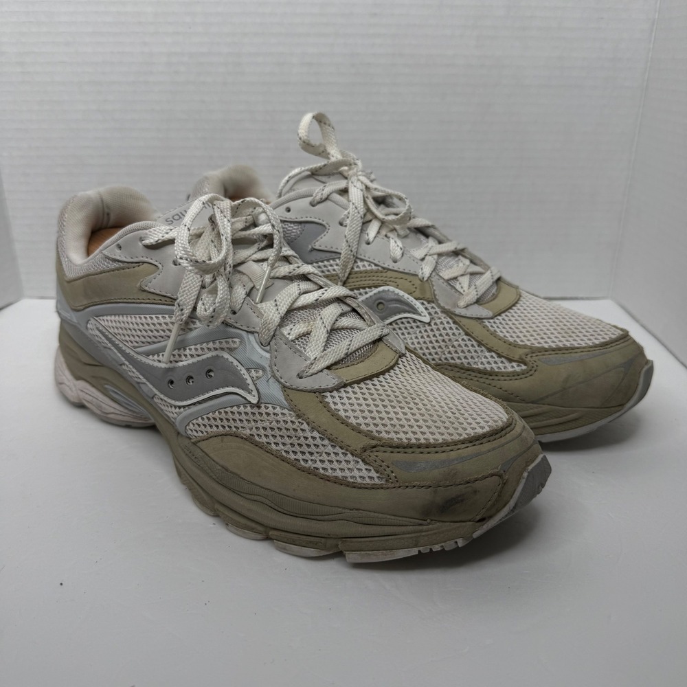 Saucony Progrid Omni 9 Cloud Mens 13 Omni/Elm Beige Silver S70833-1 Sneakers